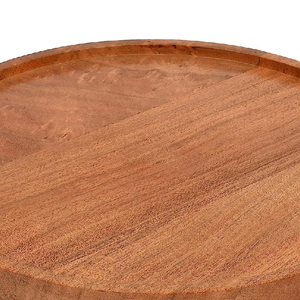 Meilleure vente moderne et design vintage plateau de service en bois massif assiette ensemble de service pour petit déjeuner prix de gros usage domestique impression unique - Product Image 3