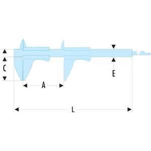 เฟาคอม คลาส 0 คาลิปเปอร์อเนกประสงค์ พร้อมตลับเมตร 1/50 - Product Image 2