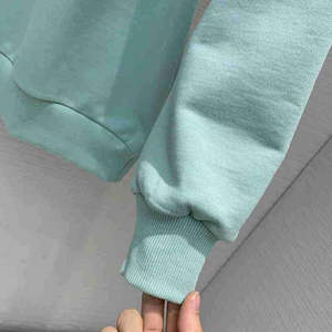 Sweat-shirt tissé pour femme, impression numérique, pull uni avec fermeture éclair latérale, approvisionnement ODM, vêtements de sport décontractés pour l'automne et l'hiver - Product Image 6