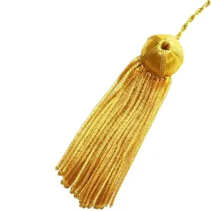 New arrival 2024 OEM Bugle Bullion Tassel Wholesale Rayon Cord and Tassel for Display on Flagpoles Customized Bagpipe Bag Covers