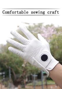 Gant de golf durable Gant de golf personnalisé pour hommes main gauche Respirant Vert Performance Mesh Gants de golf antidérapants en microfibre - Product Image 4