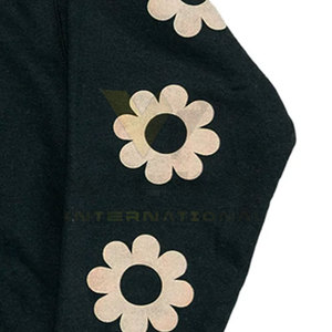 Le Pakistan a fait des sweats à capuche d'impression bouffante de contraste de couleur à la mode pour les hommes - Product Image 5