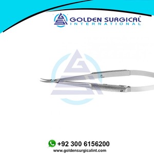 Porte-aiguilles Barraquer modèle court, mâchoires très délicates, droites, courbées, avec ou sans verrouillage - Product Image 5