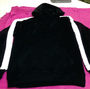 Ensemble sweat-shirt et pantalon de survêtement streetwear surdimensionné en coton pour femme, survêtement ample personnalisé pour homme - Product Image 1