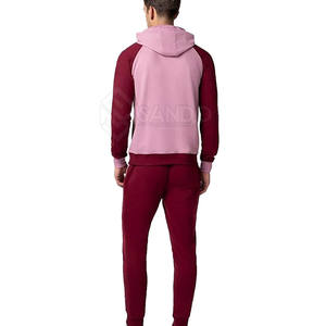 Nouvelle Arrivée En Gros Hommes Jogging Costume Couleur Unie Qualité Supérieure Taille Personnalisée Jogging Costume Pour Hommes - Product Image 3