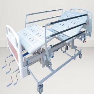 SI Surgical ICU 5 Function Manual <b>Bed</b> with Adjustable Backrest Leg Positioning & Safety <b>Rails</b> Available At Discounted Price - Product Image 2