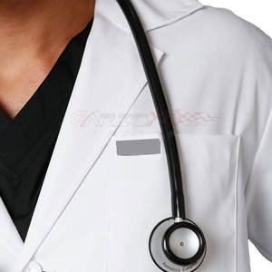 เสื้อโค้ทแลปผ้ายีนส์คุณภาพสูงสำหรับทุกเพศดีไซน์แบบมืออาชีพทนทานและสะดวกสบายสำหรับเจ้าหน้าที่โรงพยาบาล - Product Image 6