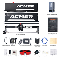 Coupeur laser à diode de marque ACMER P1 20W 0.08*0.1mm taille de tache Ultra-fine atteignant 420*800mm graveur laser
