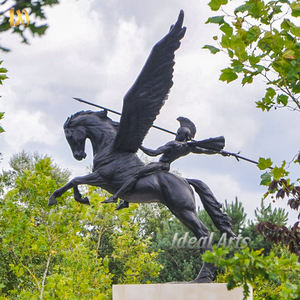 Estatua de serpiente de lucha libre de hombre de bronce grande escultura mitológica clásica para decoración de jardín y hogar - Product Image 4