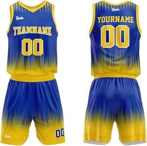 Uniformes de Baloncesto para Adultos, Conjunto de Camiseta Personalizada Sublimada, Talla Grande, Secado Rápido, Transpirable, Alta Calidad, 100% Poliéster, Nuevo - Product Image 6