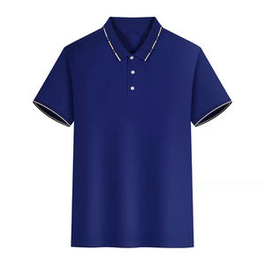 Camisas de Golf ajustadas para hombre, Polo personalizado de manga corta, liso, bordado, venta al por mayor - Product Image 1