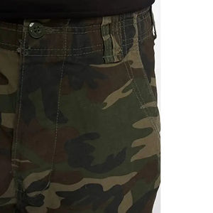 Pantalon cargo camouflage 100% coton de haute qualité pour hommes étudiants, respirant, avec poches, pantalon d'extérieur léger, style décontracté - Product Image 4