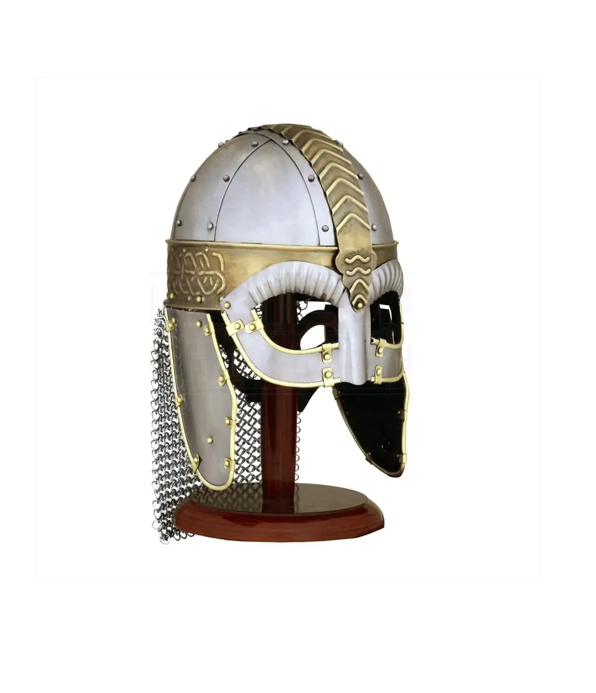 Cosplay Viking Historisch Wolvenpantser Beschermende Maliënkolfhelm Voor Tempelier Ridder & Krijgers | Unisex Hoofddeksels Middeleeuws