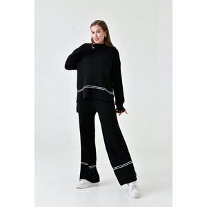 Ensemble de tricot deux pièces composé d'un pull oversize et d'un pantalon taille haute - Product Image 6