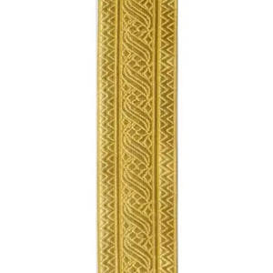 Nouveauté, vente en gros, dentelle française dorée, franges, OEM, dentelle tressée dorée cérémonielle, quantité en vrac personnalisée, dentelle florale faite à la main - Product Image 4