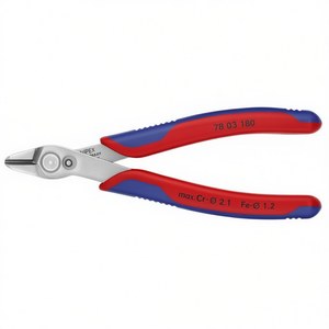 Ciseaux et cisailles électroniques Knipex Super Knips XL à tête polie XL avec poignées multi-composants en acier INOX - Product Image 2