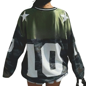 Camisetas de Fútbol Americano Personalizadas Unisex, Ropa Deportiva Informal de Moda, de Alta Calidad, Holgadas, Transpirables - Product Image 5