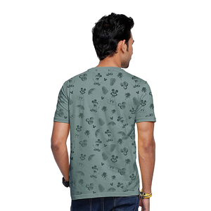 T-shirt personnalisé de haute qualité avec tissu tricoté à motif solide et étiquette de bonne vente Créez votre propre style - Product Image 2