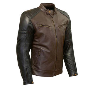 Nueva llegada de alta calidad Chaqueta de cuero XL Diseño de logotipo personalizado Chaqueta propia de moda de invierno de alta calidad - Product Image 3