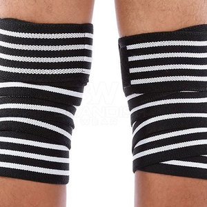 Material duradero hecho en Pakistán, envoltura de rodilla, venta al por mayor, precio bajo, entrenamiento de compresión, levantamiento de pesas, envoltura de rodilla - Product Image 5