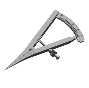 Calibrador CASTROVIEJO de Ortodoncia Dental Graduado 0-20MM Calibrador recto Instrumentos de medición de espesor de dientes - Product Image 4