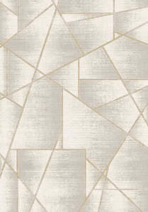 Alfombra Moderna para Sala de Estar Turkua Home Legacy, Tejida a Máquina, Diseños Geométricos Abstractos, Felpa de Algodón de 9mm con Fijación Térmica Pinpoint + PP - Product Image 5