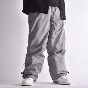 Pantalones de esquí y snowboard impermeables holgados para mujer de talla grande, pantalones Cargo de gran tamaño a prueba de viento para ropa de calle - Product Image 5