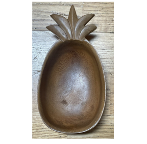 Bol à ananas en bois Occasions de fête de Noël Vaisselle Article décoratif Bol de service en bois - Product Image 6