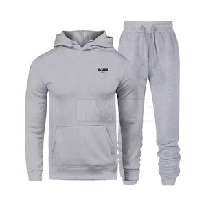 Survêtement en coton respirant de haute qualité avec logo personnalisé 2025, léger et décontracté pour l'hiver, 100 % coton uni, vente en gros - Product Image 1