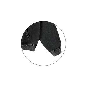 Nuevo Chándal Deportivo Negro para Hombre, 280g, Invierno, Diseño Sólido, Logotipo Personalizado, Alta Calidad, 100% Algodón, Tallas Grandes - Product Image 5