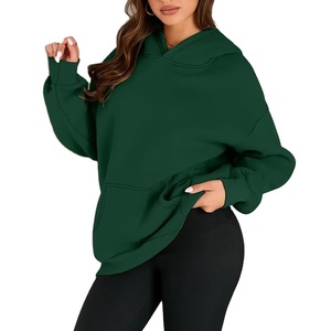 Nuevo diseño logotipo personalizado invierno cómodo Slim Street Wear liso Color sólido moda mujer sudaderas con capucha con servicio OEM al por mayor - Product Image 1