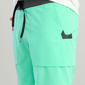 Shorts de Baño para Hombre, Color Verde Menta, de Secado Rápido, con Cierre de Cordón y Bolsillos, Estilo Casual - Product Image 4