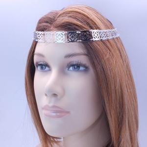 Ensemble de bijoux vintage de Dubaï plaqué or 24 carats, boucles d'oreilles, bracelets, peignes, broches avec matériau en diamant de cuivre, cadeau Bulgarie - Product Image 6