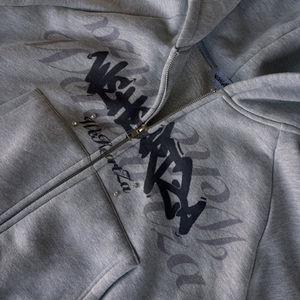 COMMERCE MFG Sweats à capuche pour hommes Personnalisé French Terry Streetwear Casual Premium Men Streetwear Sweat à capuche zippé Boxy Y2k hoodies Men - Product Image 2