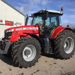 Tractor de granja de 4 cilindros, motor de alto rendimiento, usado, Massey Ferguson 4WD