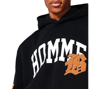 เสื้อฮู้ดผ้าฝ้าย100% มีฮู้ดโอเวอร์ไซส์ปักลายพิมพ์โลโก้ได้ตามต้องการสำหรับฤดูหนาว - Product Image 1