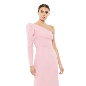 เดรสออกงานกลางคืนป้องกันไฟฟ้าสถิตย์ลายดอกไม้เดรสยาวแขนกุดสำหรับงานและโอกาสทางการ - Product Image 1