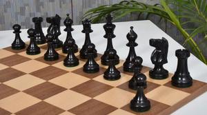 Piezas de Ajedrez Internacionales de Filipinas de 1973, Edición de Coleccionista, Ebonizadas y Envejecidas, Rey de 4.2 Pulgadas - Product Image 2