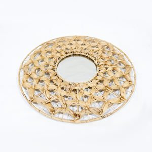 Artex Dong Thap, espejo de cuerda de algas marinas, Natural estilo bohemio, decoración de pared hecha a mano para sala de estar, dormitorio y entrada - Product Image 6