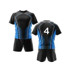 Dernière conception de maillot de rugby respirant maillot de football américain style uniforme de rugby personnalisé pour les équipes d'adultes et les vêtements d'entraînement - Product Image 1