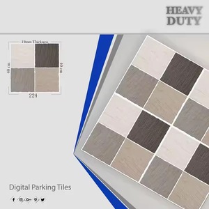 Carreaux de sol en céramique rustiques de stationnement robustes en porcelaine antidérapante 400x400mm 40x40cm Digital Porcelanto Rectifié Antidérapant - Product Image 2