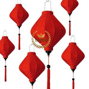 Nouvelle lanterne en soie traditionnelle du Viet Nam de style rétro pour l'exportation - Product Image 2