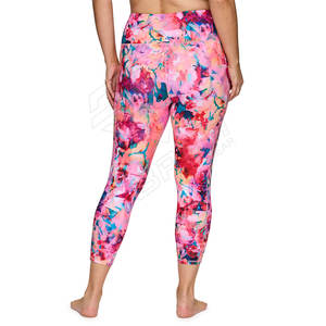 Mallas de verano transpirables personalizadas de alta calidad para mujer con tela de malla elástica de cintura alta - Product Image 2