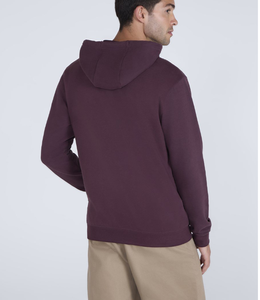 Sweat-shirt à capuche pour homme en taille plus, imprimé sur mesure, poids lourd, 320 g/m², motif uni, streetwear, sweat-shirt oversize vierge - Product Image 2