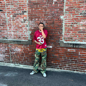 Camiseta Deportiva Unisex Rosa de Malla para Fútbol, Corte Holgado, Transpirable, con Estampado de Número, Ligera, para Entrenamiento Atlético, con Efecto 3D - Product Image 5