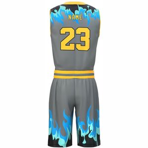 Diseño de moda Ropa deportiva Sublimación simple Ropa de baloncesto Equipo personalizado Hombres Niños Baloncesto Jersey Uniforme Conjuntos - Product Image 4