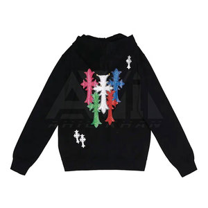 Meilleurs sweats à capuche en molleton coton/polyester pour homme, décontractés, hiver, avec strass - Couleur unie, légers, respirants, écologiques, haute qualité - Product Image 2