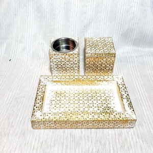 Eco-Friendly Hand-Woven Bamboo Rattan Bakhoor <b>Incense</b> Burner Set Metal Inlay Arabic Coriander Home Fragrance Ramadan Decor <b>Oud</b> - Product Image 6