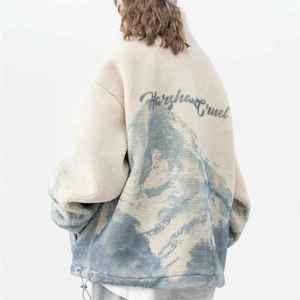 Veste en polaire confortable pour homme, col montant, logo sur le devant, écologique, respirante, pour la randonnée hivernale, les sports de plein air, manteau chaud - Product Image 5