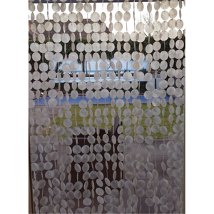 Unique Seashell Cortinas: De Natural Exclusive Wholesale of Handcrafted Mother of Pearl Cortinas Capiz Wind Chimes - Product Image 5